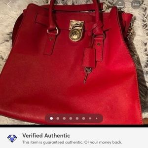 Bundle Red Michael Kors Purse and Wallet